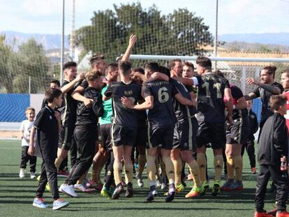 Jugadores del equipo alicantino Intercity.