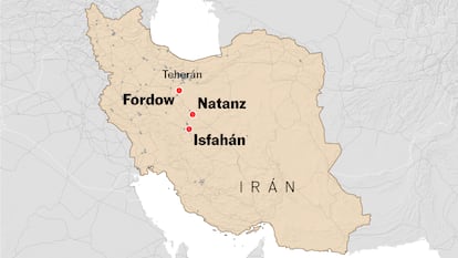 ¿Qué ha atacado EE UU con los B-2 y qué son las bombas antibúnker? Los objetivos nucleares en Irán, en mapas y fotos satélite