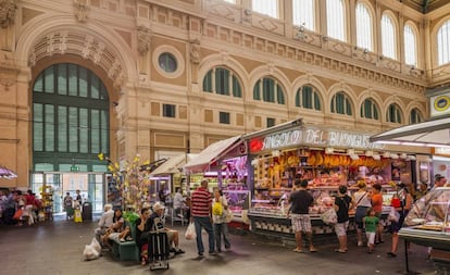 Mercato delle Vettovaglie, también conocido como Mercato Central, en Livorno.