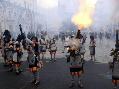 Batalla en las fiestas de Alcoi.