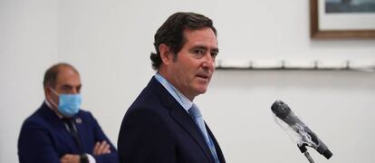 El presidente de la CEOE, Antonio Garamendi.