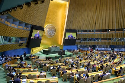 La Asamblea General de la ONU pide a Israel el fin del bloqueo en Gaza y condena el uso del hambre como arma