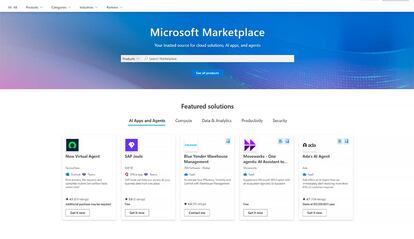 Imagen de la nueva tienda online Microsoft Marketplace