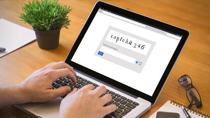 Captcha codes require human intervention to prevent bots accessing the internet.