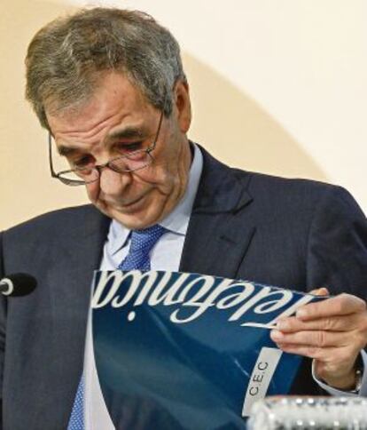 César Alierta, presidente de Telefónica.