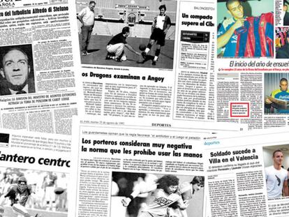 En la imagen, algunas de las noticias veraniegas que quedarán para el recuerdo en la historia fútbol español.