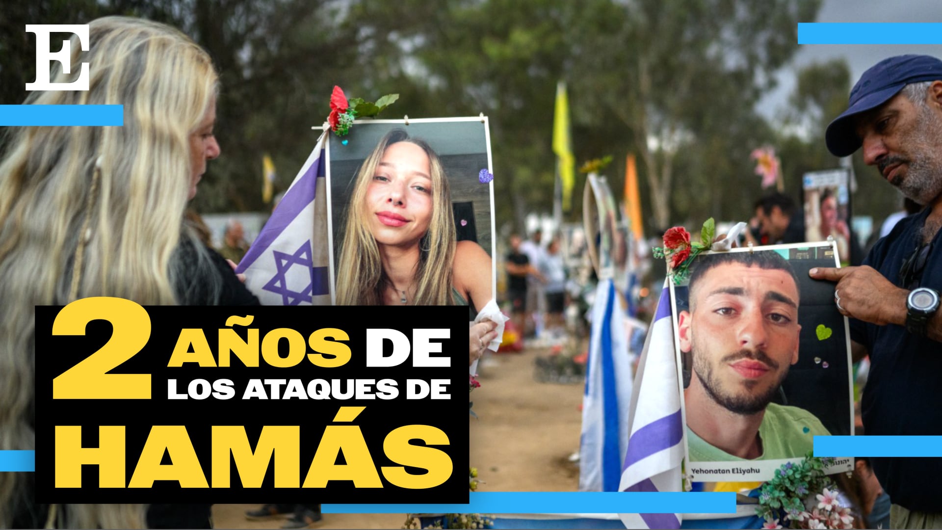 Carátula del programa de EL PAÍS Vídeo 'Dos años de los ataques de Hamás'.