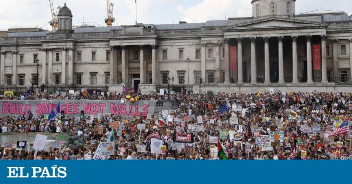 Decenas de miles de personas marchan contra Trump en Londres ...