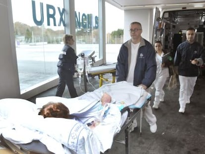 Un enfermo ingresa en el hospital de Lugo