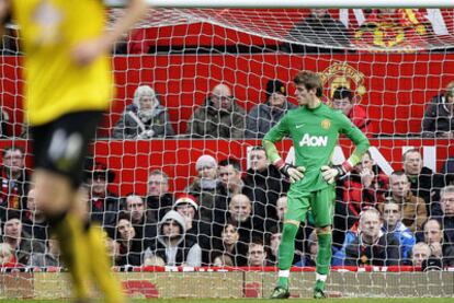 David de Gea, tras perder con el Blackburn Rovers.