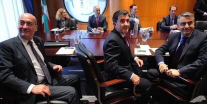 Reunión del Consejo Vasco de Finanzas celebrada el pasado mes de octubre en Vitoria. 