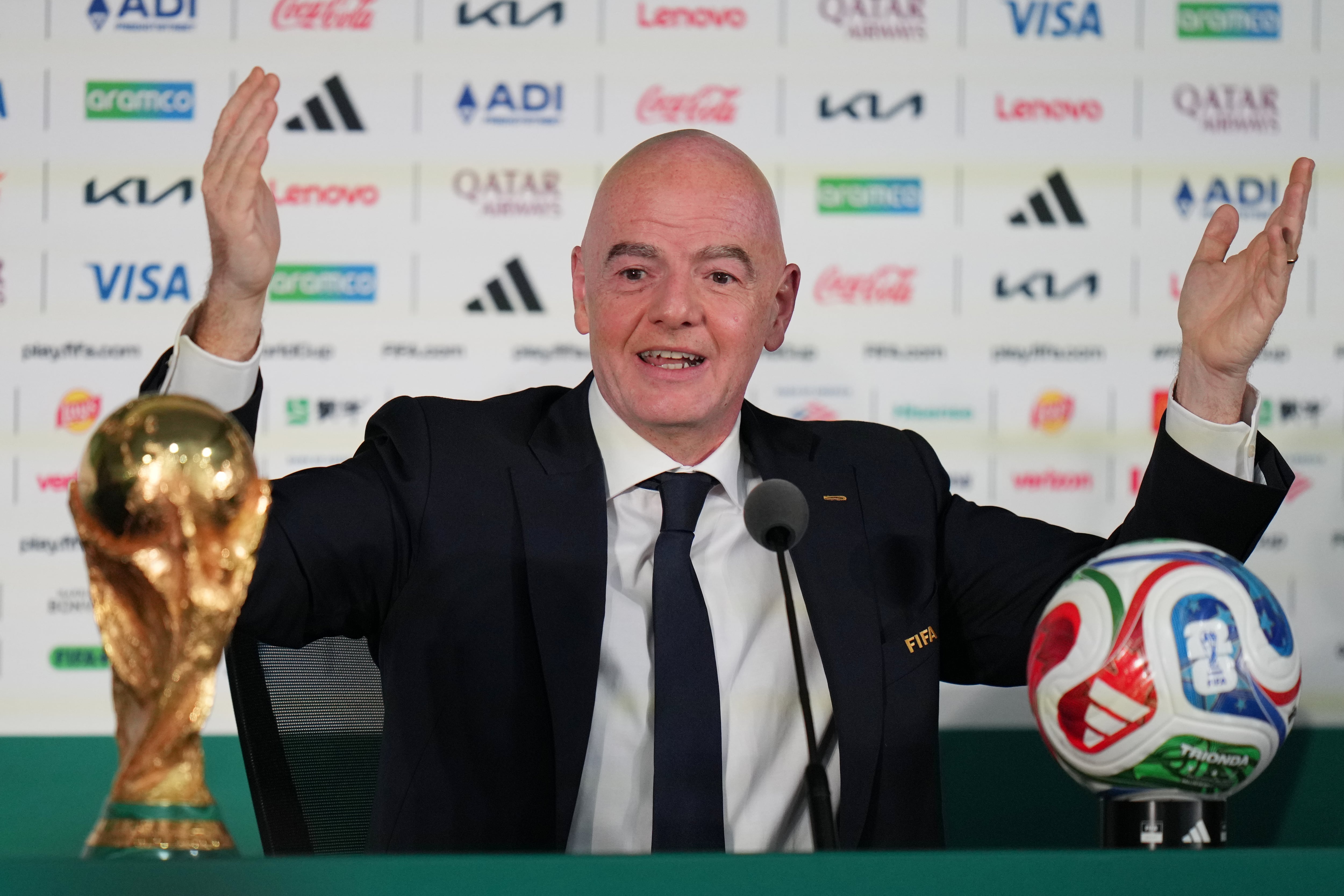 Gianni Infantino: “No somos los reyes del mundo, n