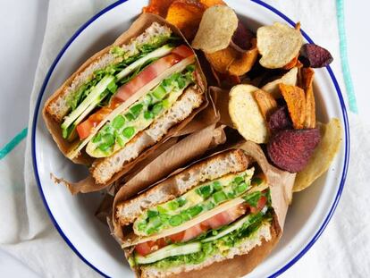 Sandwich 'club' de primavera