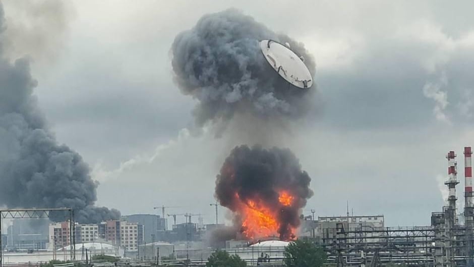 El segundo ataque a una refinería de petróleo en Moscú en una semana