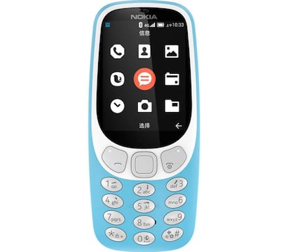 El diseño del Nokia 3310 con 4G es idéntico al de sus predecesores con 2G y 3G