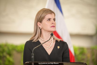Laura Fernández exministra del presidente de Costa Rica, Rodrigo Chaves, en una imagen de archivo.