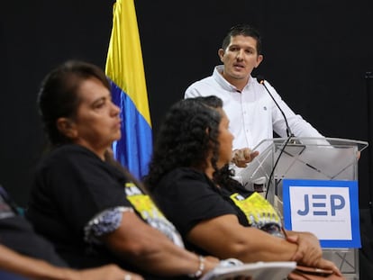 Néstor Guillermo Gutiérrez Salazar, suboficial retirado del ejército, imputado como responsable en el caso por falsos positivos de la justicia transicional en Colombia