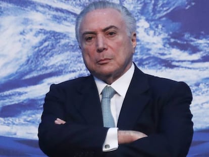 O presidente Michel Temer, cuja salva&ccedil;&atilde;o de um processo de corrup&ccedil;&atilde;o custou mais de R$ 14 bilh&otilde;es