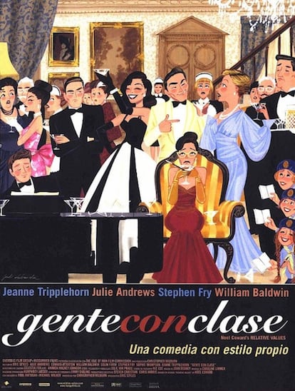 El cartel de 'Gente con clase' (Eric Styles, 2000) fue la primera incursión de Jordi Labanda en el cine.