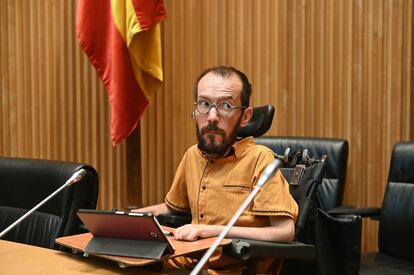 El responsable de Acción Política de Unidas Podemos, Pablo Echenique.