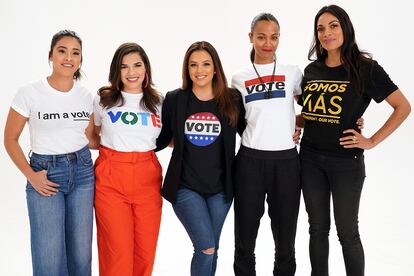 Eva Longoria, America Ferrera, Gina Rodriguez, Zoe Saldana y Rosario Dawson han unido fuerzas para luchar contra los prejuicios raciales.
