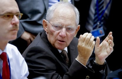 El ministro alemán de Finanzas, Wolfgang Schaeuble