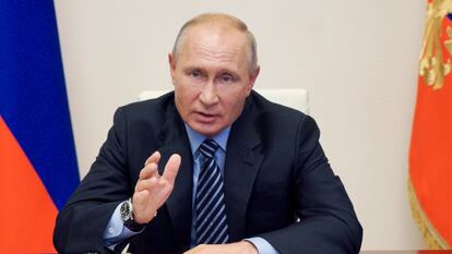 El presidente de Rusia, Vladimir Putin, en Moscú, el pasado julio.