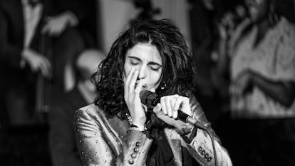Sara Dowling, durante un concierto en Londres.
