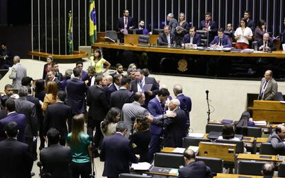 Plenário da Câmara dos Deputados, nesta terça.