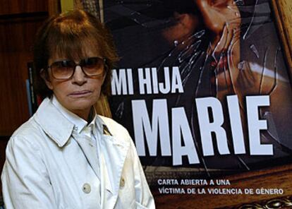 La cineasta francesa Nadine Trintignant, madre de Marie, fallecida el 1 de agosto a manos de su pareja.