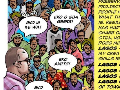 El cómic que explica la megaciudad africana de Lagos