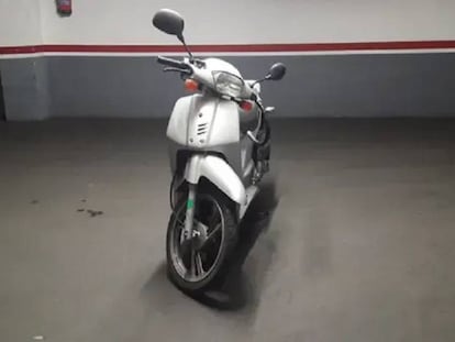 Una Honda Scoopy SH 100.