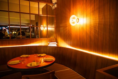 Un rincón de la cantina.