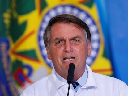 El presidente de Brasil, Jair Bolsonaro, el pasado 12 de enero.