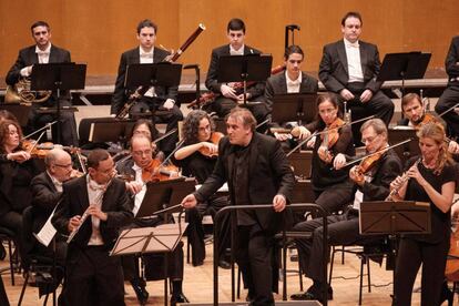 Concierto de la Real Filharmonía de Galicia en una imagen cedida.