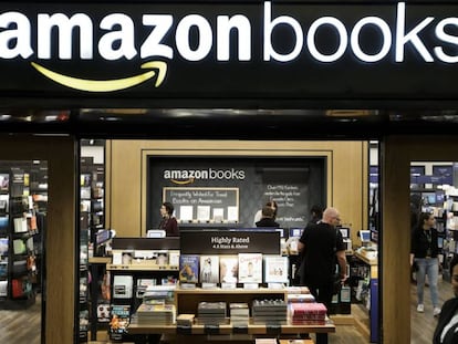 Primería librería física de Amazon, inaugurada el año pasado en Nueva York.