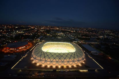 Arena Amaz&ocirc;nia, constru&iacute;do para a Copa do Mundo