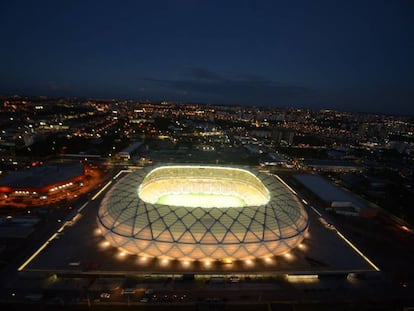 Arena Amaz&ocirc;nia, constru&iacute;do para a Copa do Mundo