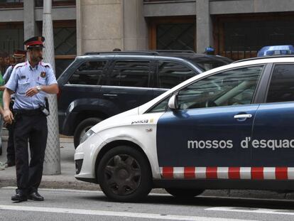 Fotografía de archivo de un agente de los Mossos d'Esquadra.