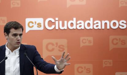 Albert Rivera, líder de Ciudadanos.