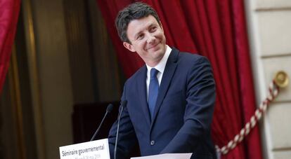 Benjamin Griveaux, en mayo de 2018, durante su etapa como portavoz del Gobierno de Emmanuel Macron.