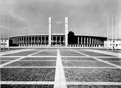 El Estadio Olímpico de Berlín, en los años 40.