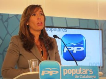 Alicia Sánchez Camacho, líder del PP en Cataluña.