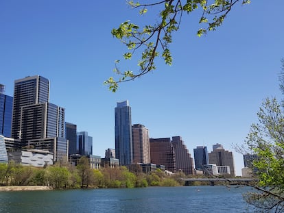 Vista del barrio financiero de Austin (EE. UU). La capital de Texas es la ciudad estadounidense que más ha crecido en los últimos años (un 33 %), gracias a la presencia de grandes tecnológicas.