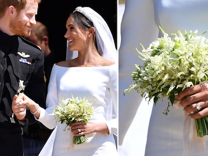 La historia (y el mensaje oculto) detrás del ramo de novia de Meghan Markle