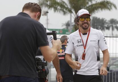 Alonso, este fin de semana en el circuito de Sepang. 