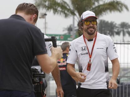 Alonso, este fin de semana en el circuito de Sepang. 