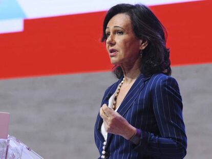 Santander pretende aumentar el dividendo y que sea cada vez más en efectivo