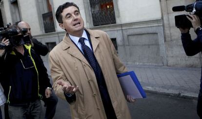 Jaume Matas, tras prestar declaración en mayo de 2013.