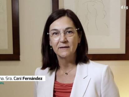 La presidenta de la Comisión Nacional de los Mercados y la Competencia (CNMC), Cani Fernández